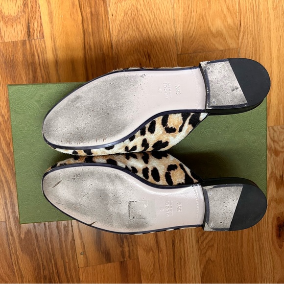 Gucci Leopard Print Pony Hair Slide Loafers size 36.5 Only worn a few times ♥️ - Picture 11 of 11